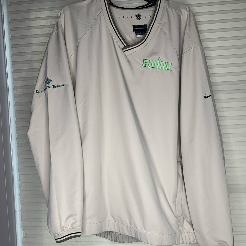 NIKE Creme EWING Golf Pullover